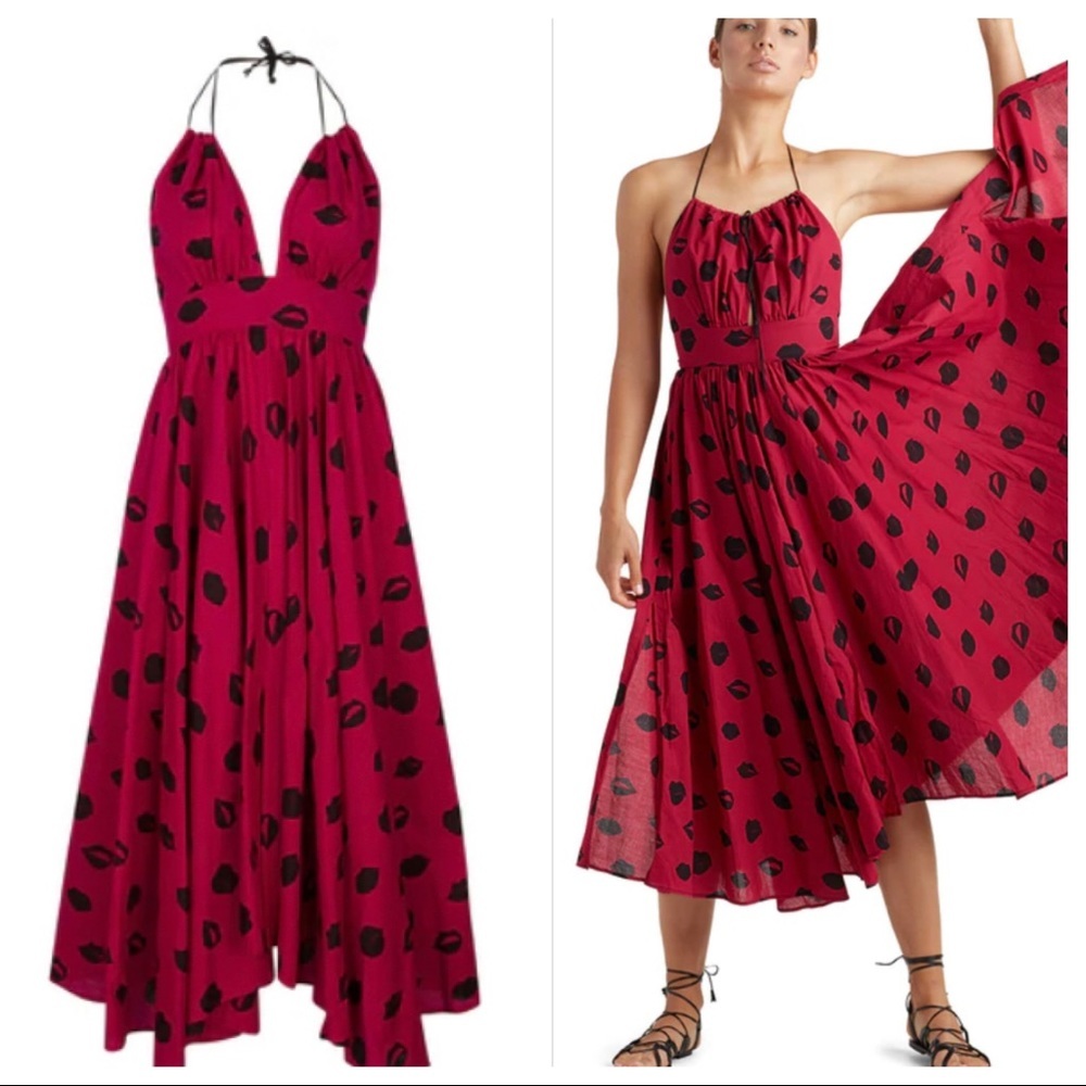 LeSwim Hampton Dress Kate‎ Costello Print Size S